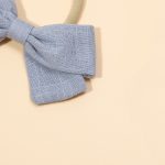 5Pcs/Set Solid Color Kids Headwear Elastic Hair Bands for Baby Cute Cotton Bowknot Headband Infant Girls Hair Accessories - Image 5