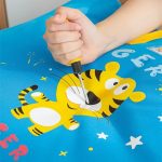 Blue Dinosaur Travel Bag Large Capacity Zipper Closure Cartoon Print Perfect for Kids and Adults on-the-go! - Image 3