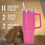 Coffee cup| coffee mug | coffee cup girls | Stainless Steel Tumbler Cup with Lid Straw 30 Oz Double Wall Vacuum Flask Insulated Cup Drinking Thermoses Coffee - Image 5