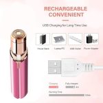 Facial Hair Removal for Women Painless, Waterproof Shaver Razor with LED Light and 6-hour battery backup - Image 7