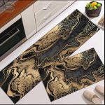 2pcs Kitchen Runner Mat Non Slip Super absorbent Bedroom Long Bedside Area Rug Soft Washable Carpet Bathroom Entrance Doormat