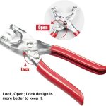 Metal Body Snap Button Kit With Hand Pressure Pliers 50pcs Snaps , Metal Snaps For Sewing, Sewing Snaps For DIY Crafts Clothes Hats.