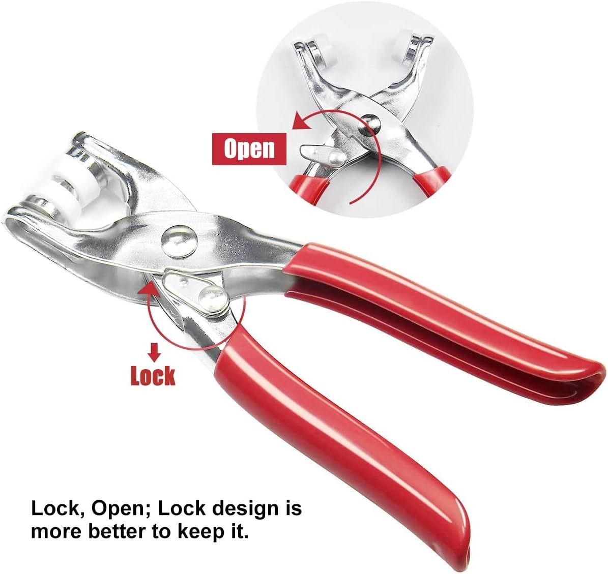 imgi_69_93116d55908e4185b4d7e82d4c2f291c Metal Body Snap Button Kit With Hand Pressure Pliers 50pcs Snaps , Metal Snaps For Sewing, Sewing Snaps For DIY Crafts Clothes Hats. - Image 1