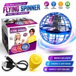 Flying Nova Pro Ball Spinner - New High-Speed LED Light-Up Flying Disc Toy for Kids, Unisex, Stable Flight, Precision Performance, Indoor/Outdoor Play - Image 3
