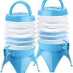 Outdoor Foldable Water Bucket with Faucet Portable Folding Camping Water Container Collapsible Travel Juice Drinking Bottle