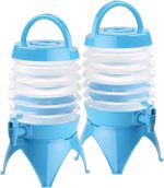 Outdoor Foldable Water Bucket with Faucet Portable Folding Camping Water Container Collapsible Travel Juice Drinking Bottle - Image 4