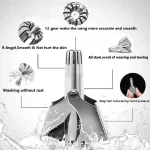 Stainless Steel Manual Nose Trimmer Men Nose Hair Trimmer Portable Vibrissa Razor Shaver Washable Nose Ear Hair Trimmer - Image 2