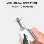 Stainless Steel Manual Nose Trimmer Men Nose Hair Trimmer Portable Vibrissa Razor Shaver Washable Nose Ear Hair Trimmer - Image 6