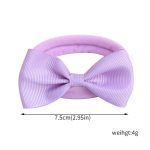 I LOVE DADDY&MUMMY-Colorful Bows Baby Headband Soft Elastic Infant Headbands Hairband For Girls Solid Color Toddler Turban Baby Hair Accessories - Image 3