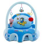 Baby Sofa Support Seat Chair Learn to Sit Padded with Rods and Toys - Image 6