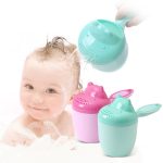 Tawakkal Mart Pack of 2 Baby EVA Soft Kids Shampoo Bath Shower Cap Hat, Baby Bath Waterfall Rinse Cup Bath Shower Wash Head Cute Newborn