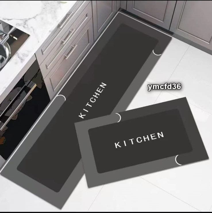 imgi_70_4f133d8e41180791634bb7655a7d5fa3 2pcs Kitchen Runner Mat Non Slip Super absorbent Bedroom Long Bedside Area Rug Soft Washable Carpet Bathroom Entrance Doormat - Image 1
