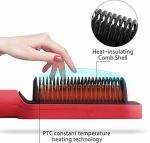 Electric Professional Hair Straightening Brush For Girls/ Women - Quick Heat, Auto Shut Off - Image 7