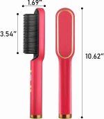 Electric Professional Hair Straightening Brush For Girls/ Women - Quick Heat, Auto Shut Off - Image 7