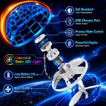Flying Nova Pro Ball Spinner - New High-Speed LED Light-Up Flying Disc Toy for Kids, Unisex, Stable Flight, Precision Performance, Indoor/Outdoor Play - Image 4