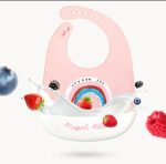 Baby bibs waterproof silicone bib high Quality bibs Random colour+random designs - Image 4