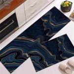 Dazzin - 2pcs Kitchen Runner Mat Non Slip Super absorbent Bedroom Long Bedside Area Rug Soft Washable Carpet Bathroom Entrance Doormat - Image 10