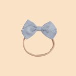 5Pcs/Set Solid Color Kids Headwear Elastic Hair Bands for Baby Cute Cotton Bowknot Headband Infant Girls Hair Accessories - Image 6