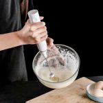 High Quality Coffee Beater and Egg Whisker, Rechargeable USB Connect, Milk Frothier & Former, Egg Beater, Cake Beater, Portable Hand Beater & Mixer, 2 in 1 Electric Egg Beater Coffee - USB Adjustable Electric Blender - Image 3