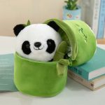 Bamboo Panda Plush Dolls Toy Soft Stuffed Plush Pillow Toys Birthday Gift Maoxiu - Image 4