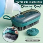 Hydraulic Cleaning Brush Large Laundry Brush Soft Bristles for Jeans Shoes And Other Cleaning Purposes Scrub Dishwashing Brush Pot Dish Plastic Brush Soap Dispenser Brush Cleaning Brushes | Cleaning Brush | New Brush - Image 3