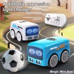 Magic Mini Rc Bus, Upgraded RC Remote Control Sensor Car Gestures Follow Small Vehicle, Auto-Avoidance Line Tracking Desktop RC Vehicle,Follow Gesture + Remote Driving - Image 5