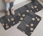 Dazzin - 2pcs Kitchen Runner Mat Non Slip Super absorbent Bedroom Long Bedside Area Rug Soft Washable Carpet Bathroom Entrance Doormat - Image 10