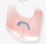 Baby bibs waterproof silicone bib high Quality bibs Random colour+random designs - Image 5