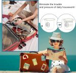 Portable Ultrasonic Washing Machine, 4 Modes, Mini Turbo Washer, with Usb Power and Bottom Suction Cup Turbo Sanitizer Washing Machine, for Home, Business, - Image 6