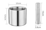 Stainless Steel Garlic Crusher with Grinding Stick & Bowl – Easy Manual Kitchen Garlic Masher Tool - Image 6