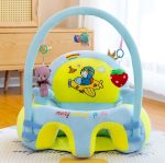 Baby Sofa Support Seat Chair Learn to Sit Padded with Rods and Toys - Image 7