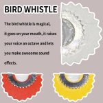 Bird Whistle Magic Fun Bird Caller Tongue Whistle Warbler Original Magic Tweeting Noisemaker Toys Tricks Gag Bird Whistle 1pc - Image 3