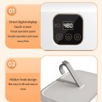Electric Clothes Dryer Machine Portable Hanging Clothes Dryer with Hot Air Drying Cabinet & Stand - Image 4