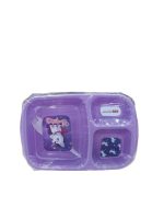 Student Large Lunch Box | 3 Compartment Plastic Tiffin Box for School & Office Use | Leak-Proof & Durable Student Lunchbox for Boys & Girls | BPA-Free Reusable Lunch Box for Kids | Eco-Friendly Plastic Lunch Box with Compartments | - Image 2
