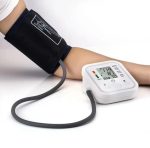 Digital Blood Pressure Monitor Upper Arm Automatic BP Machine with Large LCD Display, Voice Function, USB Rechargeable & Memory – Home Use for Adults & Seniors
