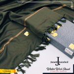 Mardana Shawls Stuff Soft Wool Size 3 Yard Width : 1.25 Yard Gift bag paking Style 4 Border Chadder - Image 9