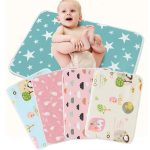 Tawakkal Mart 3 Pcs Infant Baby Diaper Changing Mat Bed Protector Waterproof Urineproof Baby Godri Sojni Cotton With Foam Sheet with Plastic Back Baby Accessories