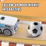 Magic Mini Rc Bus, Upgraded RC Remote Control Sensor Car Gestures Follow Small Vehicle, Auto-Avoidance Line Tracking Desktop RC Vehicle,Follow Gesture + Remote Driving - Image 7