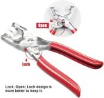 Metal Body Snap Button Kit With Hand Pressure Pliers 50pcs Snaps , Metal Snaps For Sewing, Sewing Snaps For DIY Crafts Clothes Hats. - Image 9