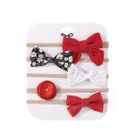 5Pcs/Set Baby Bows Lace Flower Headband For Girls Infant Nylon Hair Band Soft Elastic Newborn Hair Accessories
