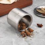 Stainless Steel Garlic Crusher with Grinding Stick & Bowl – Easy Manual Kitchen Garlic Masher Tool - Image 7