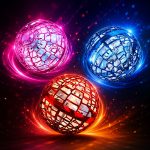 Flying Nova Pro Ball Spinner - New High-Speed LED Light-Up Flying Disc Toy for Kids, Unisex, Stable Flight, Precision Performance, Indoor/Outdoor Play - Image 5