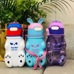 Cute Taddy Bear Water Bottle for kids Boys & Girls Color May Vary 720ml