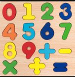 Wooden Slates Alphabets Letters Numbers and Shapes, Small and Capital ABC, 123 Numbers and Geometric Shapes Pack of 4 , 3 , 2 Wooden Educational Learning Puzzle wooden matching game kids puzzle wooden board - Image 5