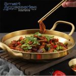 Stainless Steel Golden Wok - Image 5