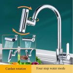 4 Modes Universal Shower Faucet - Premium Quality, 4 Adjustable Spray Modes, Universal Fit, Durable Design, Water-Saving Technology, Easy Installation for Home Bathrooms , Kitchen Tapware and Modern Spaces - Image 5