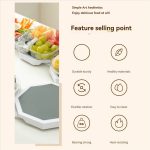 ZEEN HUB - Rotating Plate Tray – Expandable 360° Rotating Table Serving Tray – Portable Lazy Susan Organizer for Rectangular & Oblong Dining Tables, Family Gatherings & Parties - Image 6