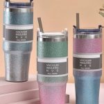 Coffee cup| coffee mug | coffee cup girls | Stainless Steel Tumbler Cup with Lid Straw 30 Oz Double Wall Vacuum Flask Insulated Cup Drinking Thermoses Coffee
