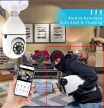 360° Wireless Wifi Panoramic Bulb Camera - Image 7