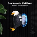 Eagle 3D Ambient Wall LED Light – Bald Eagle Wall Light,with Remote Control,Magnetic Wall Mounted Lamp with Timer Function,Ideal for Bedroom Wall Lights and Indoor Lighting,Creative Wall - Image 2